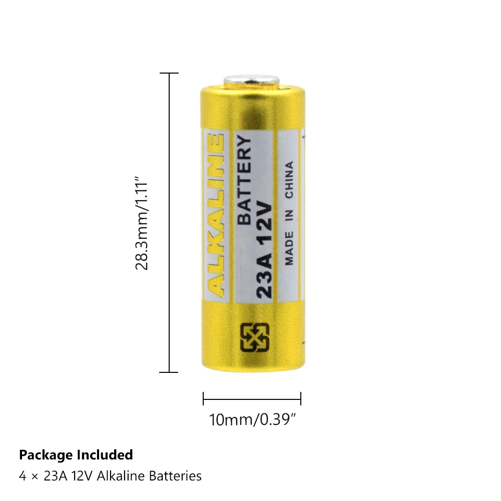 Щелочная сухая батарея 12V Щелочная 23A батарея LRV08 L1028 8F10R батареи для дистанционного управления дверной звонок