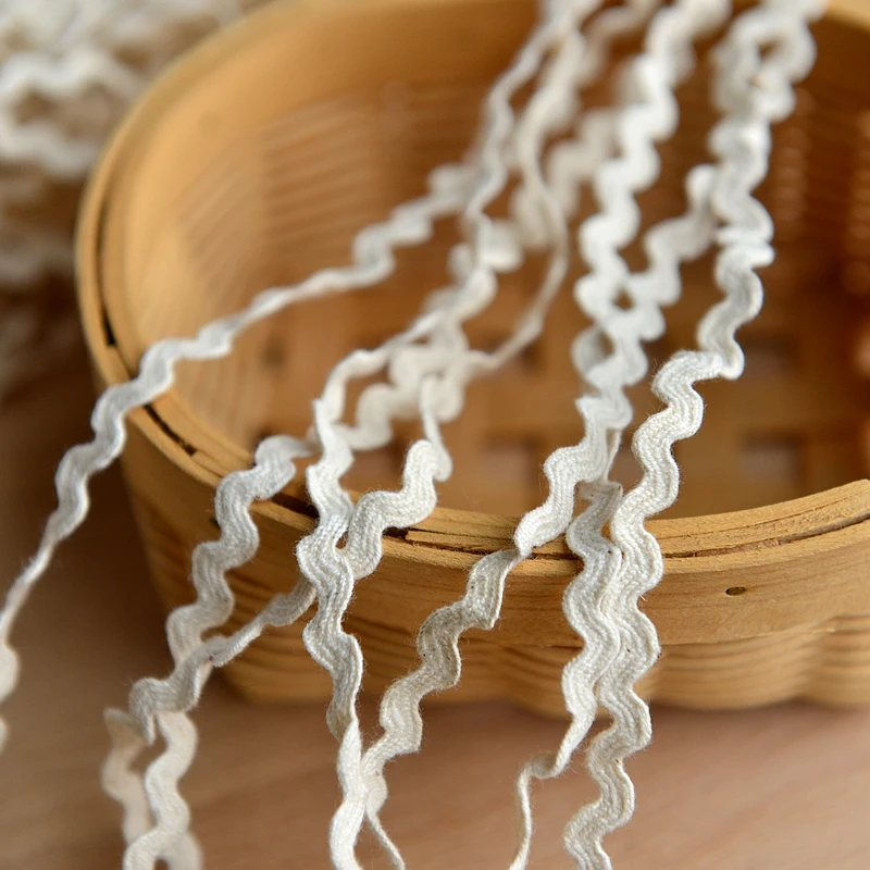 

Natural color cotton lace accessories DIY sailors with lace curtain material