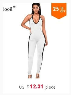 Liooil Sexy Skinny Ruffle Rompers Womens Jumpsuit Long Pants Short Sleeve Zipper Bodycon Party African Woman Jumpsuits Overalls