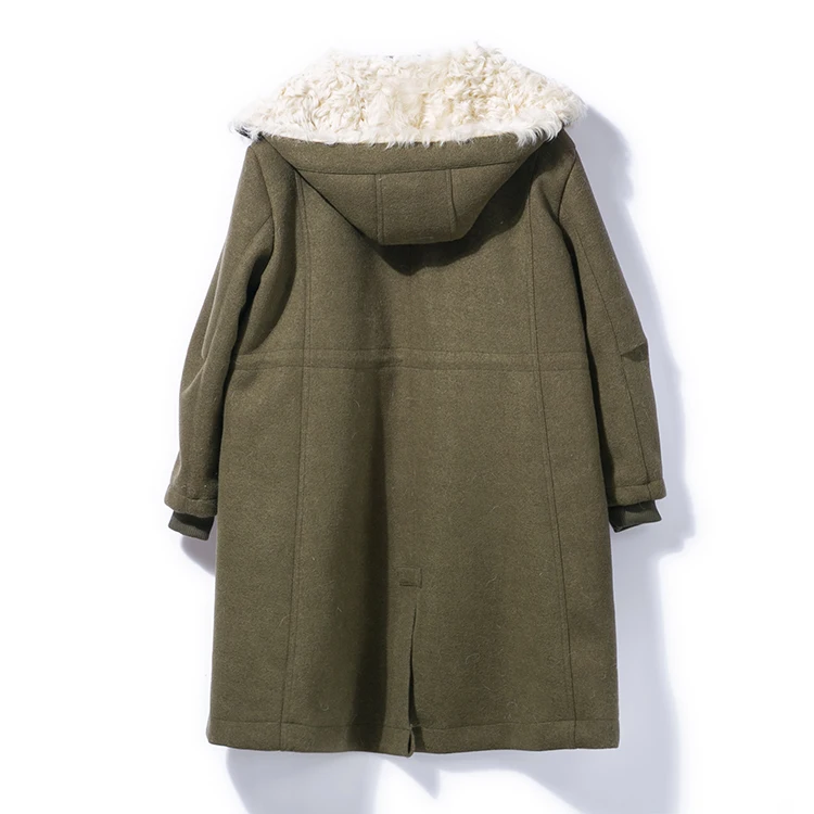 Großhandel 2018 Echten Pelzmantel Lange Parka Winterjacke Frauen Armee Grün Mantel Natürliche Lammfell Kapuze Übergröße Lose Streetwear Warm Von Großhandel 2018 Echten Pelzmantel Lange Parka Winterjacke Frauen Armee Grün Mantel Natürliche Lammfell Kapuze Übergröße Lose Streetwear Warm Von
