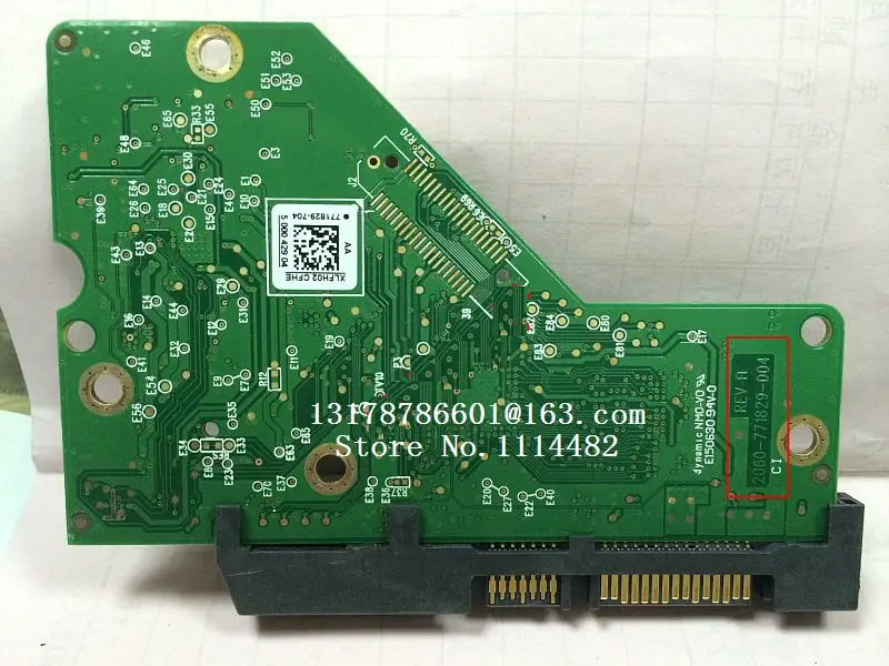 

771829-004 REV A .P1 500G-1T HDD PCB logic board Good test WD 771829-004 771829-003 771829-005 REV A .P1 500G-1T