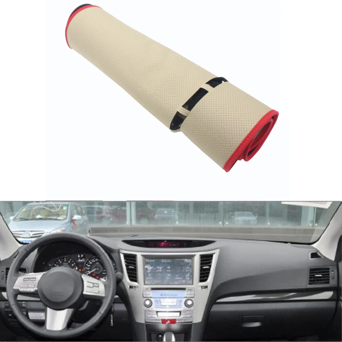 For Subaru Outback Legacy 2010 2014 Car Dashboard Avoid Light Pad Instrument Platform Cover Mat