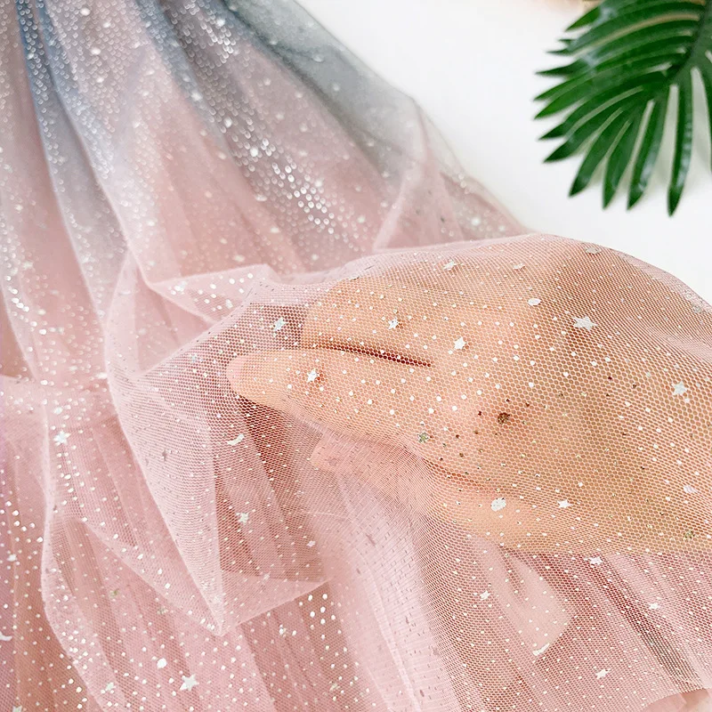 ORMELL New Glitters Pleated Tulle Skirt Summer Fashion Party Bridesmaid Ladies Skirts Casual Sweet Graceful Women A-Line