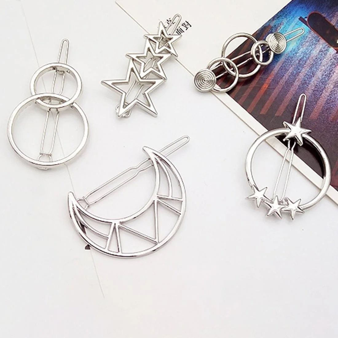 

Geometric Knot Barrettes Clips for Women Hair Side Bobby Pins Ponytail Hairpins Girls Metal Hair clips Hair Accessories