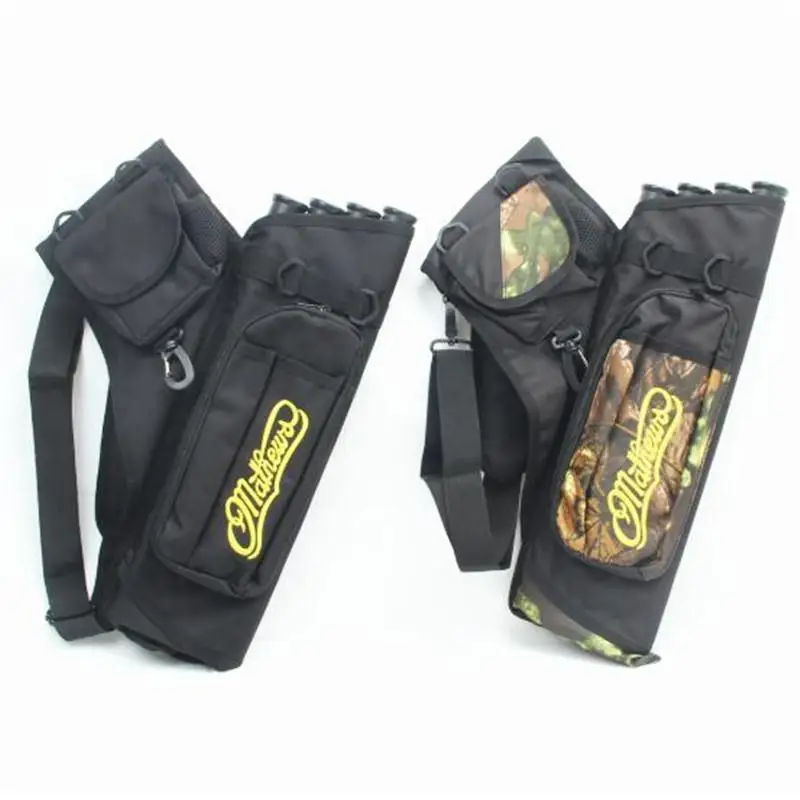 

Hunting Arrow Bag 4 Tubes Arrow Quiver For Archery Hunting Arrows Holder Bag With Adjustable Strap hunting accessories