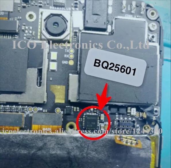 Зарядное устройство BQ25601 для Redmi Note 5A микросхема IC зарядки с USB управлением|brand