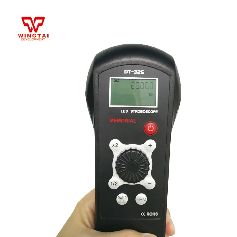 

DT325E Portable LED Rechargeable Stroboscope Frequency Range 60.0~120,000FPM