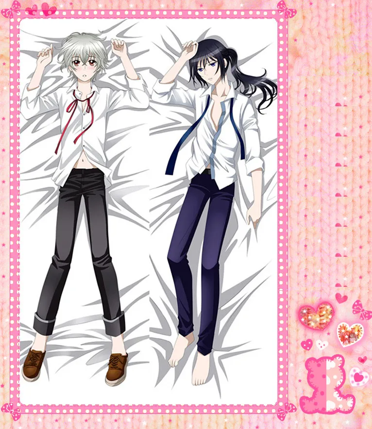 Anime Cartoon K Project Double Bolster Hugging Pillow Case Pillow Cover