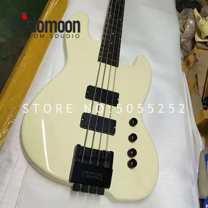 

Factory custom 5 strings Headless bass with basswood body rosewood fingerboard electric bass guitar musical instrument shop