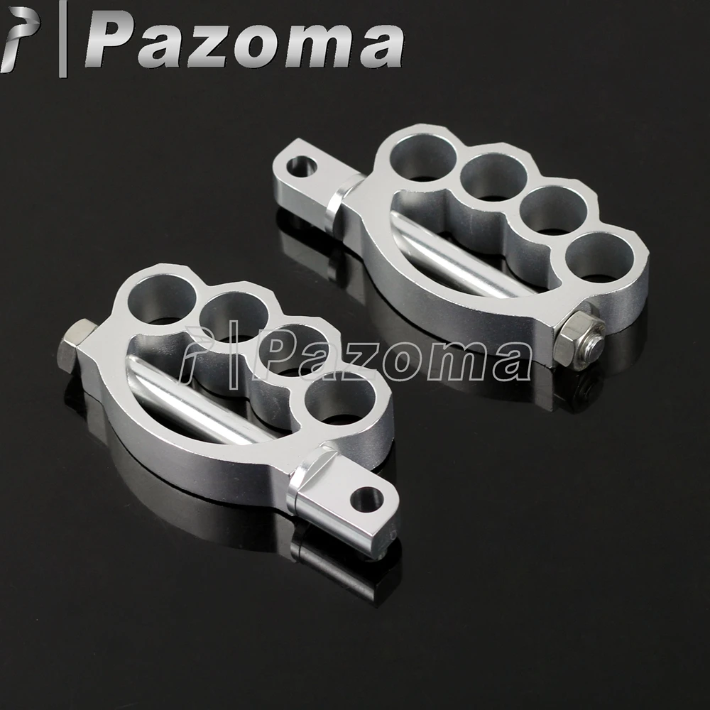 

PAZOMA Foot Pegs fit for ALL motorcycle with male-mount foot pegs Foot Pegs Sportster Softail Dyna Touring CHROME