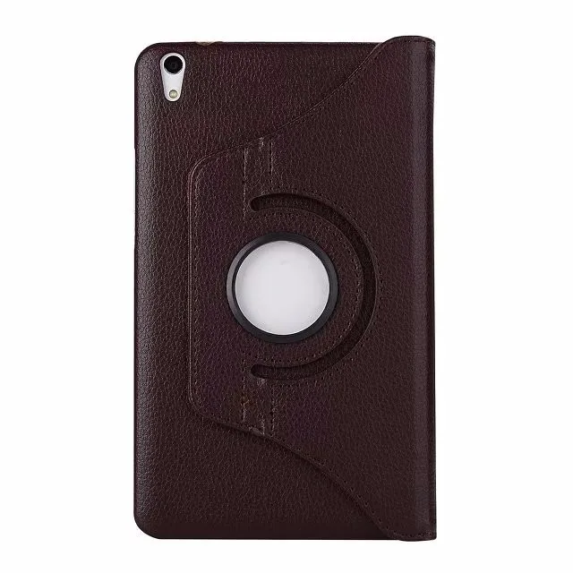 Для huawei MediaPad T2 10,0 Pro FDR-A01W/FDR-A03L 10,0 дюймов планшет флип из искусственной кожи вращающийся на 360 градусов чехол с подставкой - Цвет: Коричневый