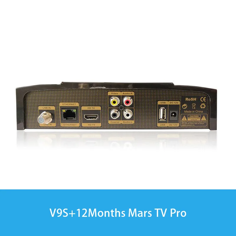 SOLOVOX V9S Поддержка HDMI и AV Спутниковый ресивер домашний кинотеатр Smart tv Box встроенный wifi Поддержка Mars tv CCCAMD LIVE - Цвет: AV