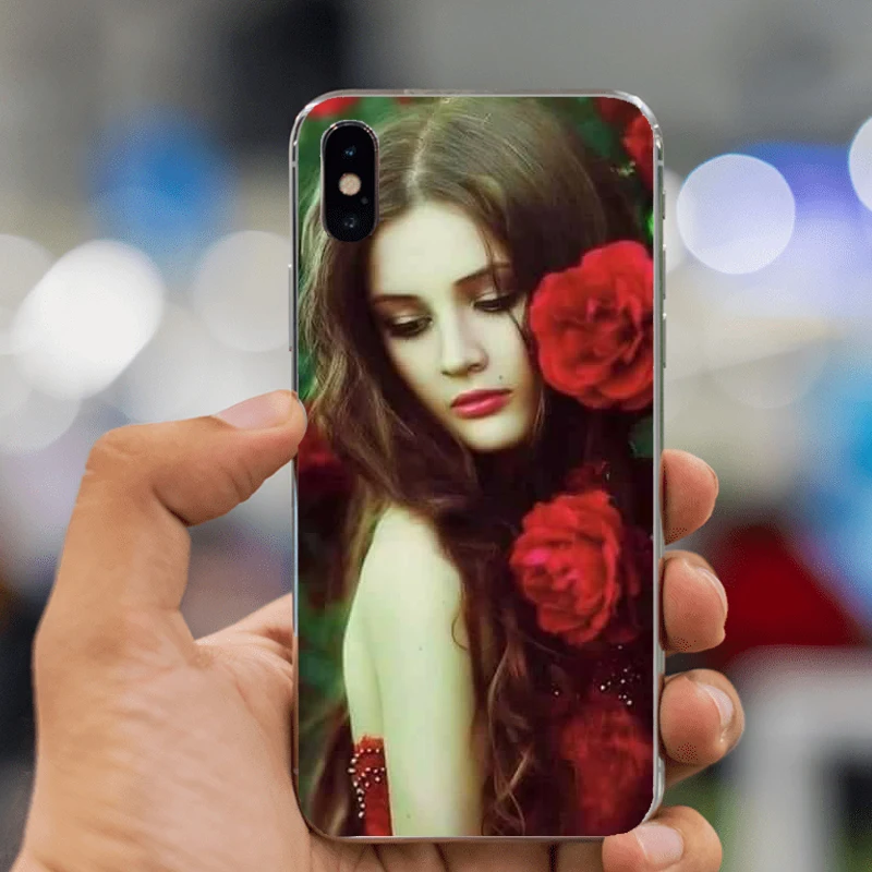 LISHE красивый садовый красный цветок розы для iPhone XS Max 6 6s Plus 7 7plus 8 X 10 4S 5C