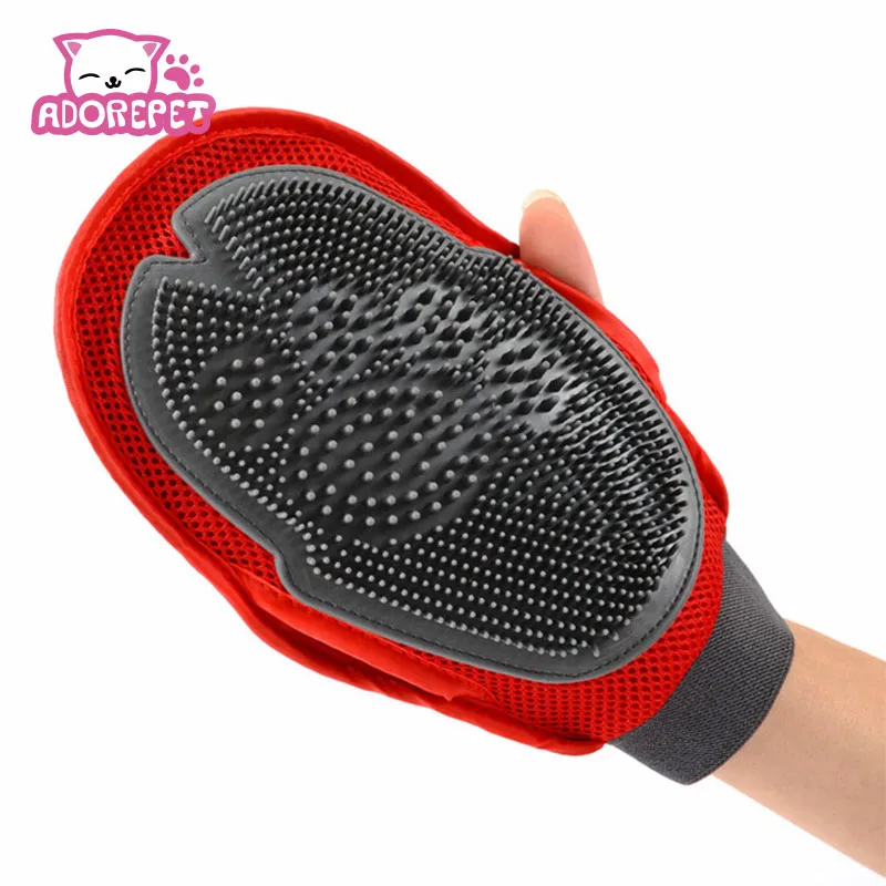 Comfortable TPR Cat Pet Dog Grooming Groom Glove Mitt dog puppy washing