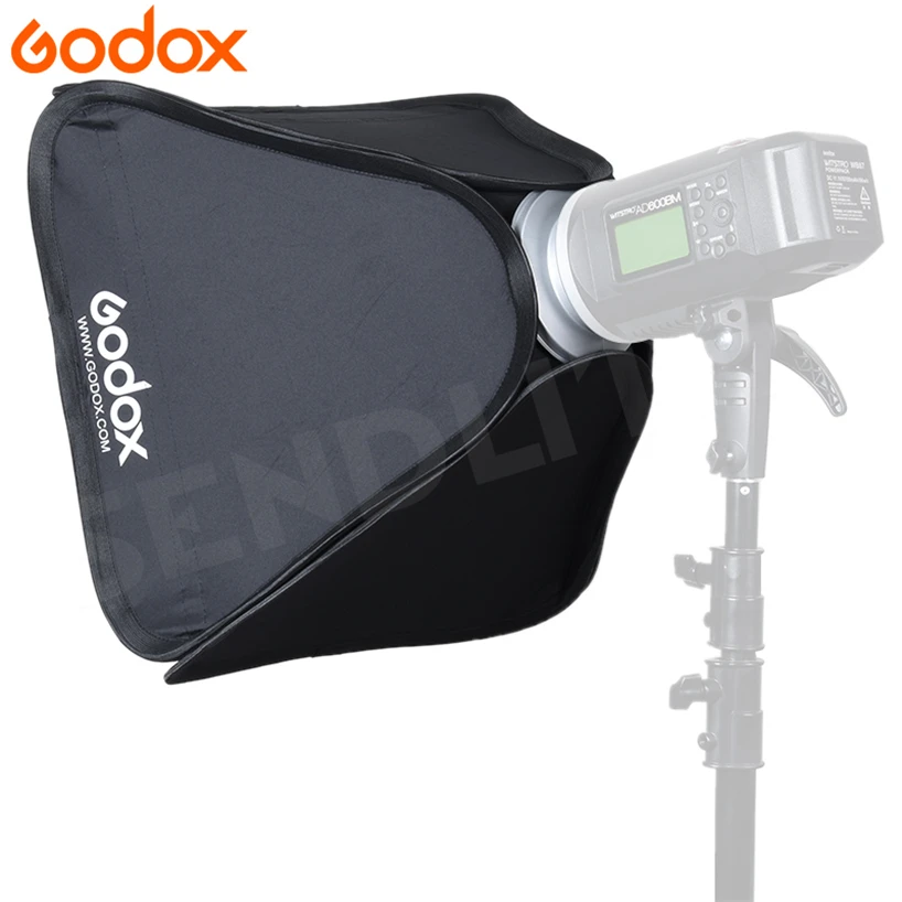 Godox 50x50 см софтбокс 20*20 дюймов + держатель Bowens для фотографирования студийная