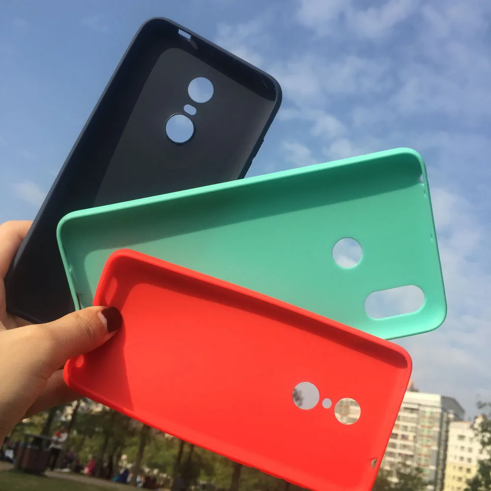

Solid Phone Case For xiaomi Redmi Note 4x Case Back Cover For xiaomi mi a2 note 4x 5c 5x redmi note 3 4 4A Case Soft TPU Coque