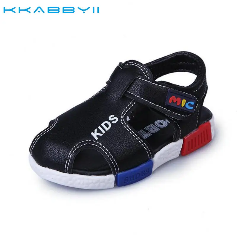 

KKABBYII Boys Beach Sandals Children Girls Casual Summer Sandals Kids Rubber Baby Toddler Footwear Kids Shoes