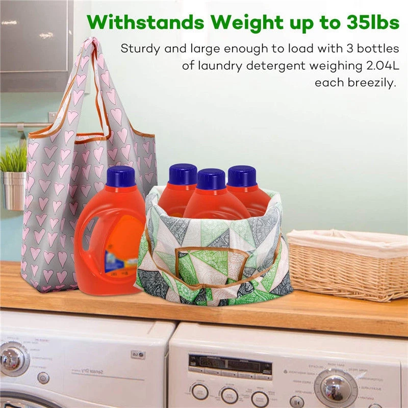 Women Shopping Shoulder Bags Waterproof Folding Reusable Tote grocery cloth Bags Pouch