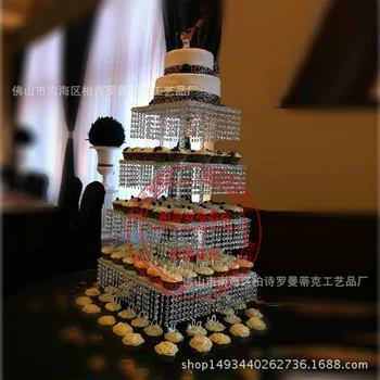 

3 tiers Crystal Wedding Dessert Table Decoration Baking Decoration cake stand tray