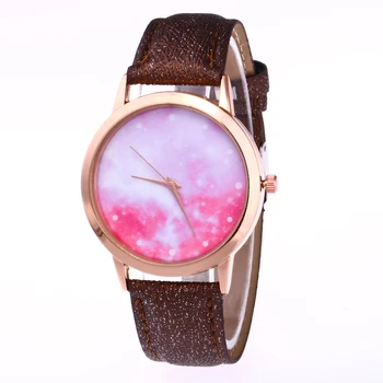 

Fashion Women Watches Quartz Clock PU Leather Wristwatch for Women bayan kol saati Timer Gift