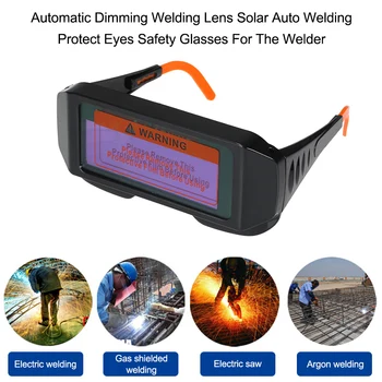 

Automatic Dimming Welding Lens Solar Auto Welding Protect Eyes Safety Glasses Dimming Welding Glasses For The Welder Car Styling