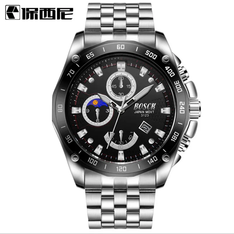 

Fashion trend green water ghost men's student watch anti-casual quartz watch