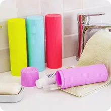 Портативный стакан для зубной щетки ящик для хранения в путешествии набор Домашний Органайзер конфетный цвет зубная паста зубная щетка полотенце чашка для полоскания горла путешествия