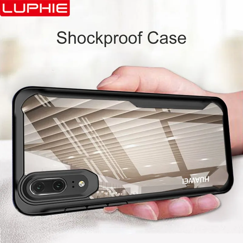 LUPHIE Transparent Phone Case For Huawei P40 P30 P20 Pro Clear Shockproof Cover Mate 30 20 10 Nova 3i Cases | Мобильные телефоны и