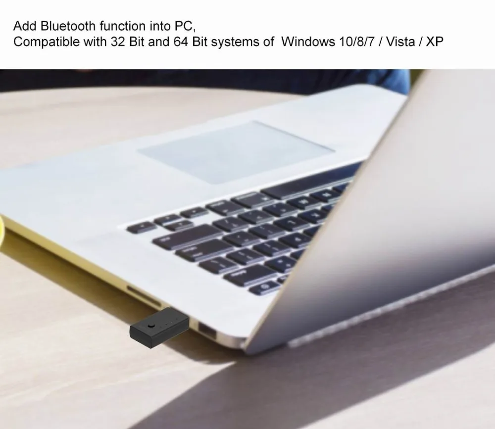 Chat de Voz sem Fio Transmissor de Áudio Adaptador de Conexão Aptx Baixa Latência Jogo Bluetooth 5.0 pc Dupla - Image 3