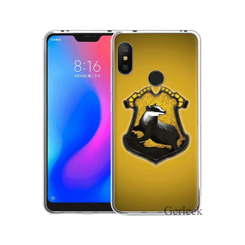 Жесткий чехол Desxz Hogwarts Hufflepuff для Xiaomi Mi 5 5S 6 8 Lite SE A1 5X A2 F1 9 MAX 3|Чехлы-накладки| |