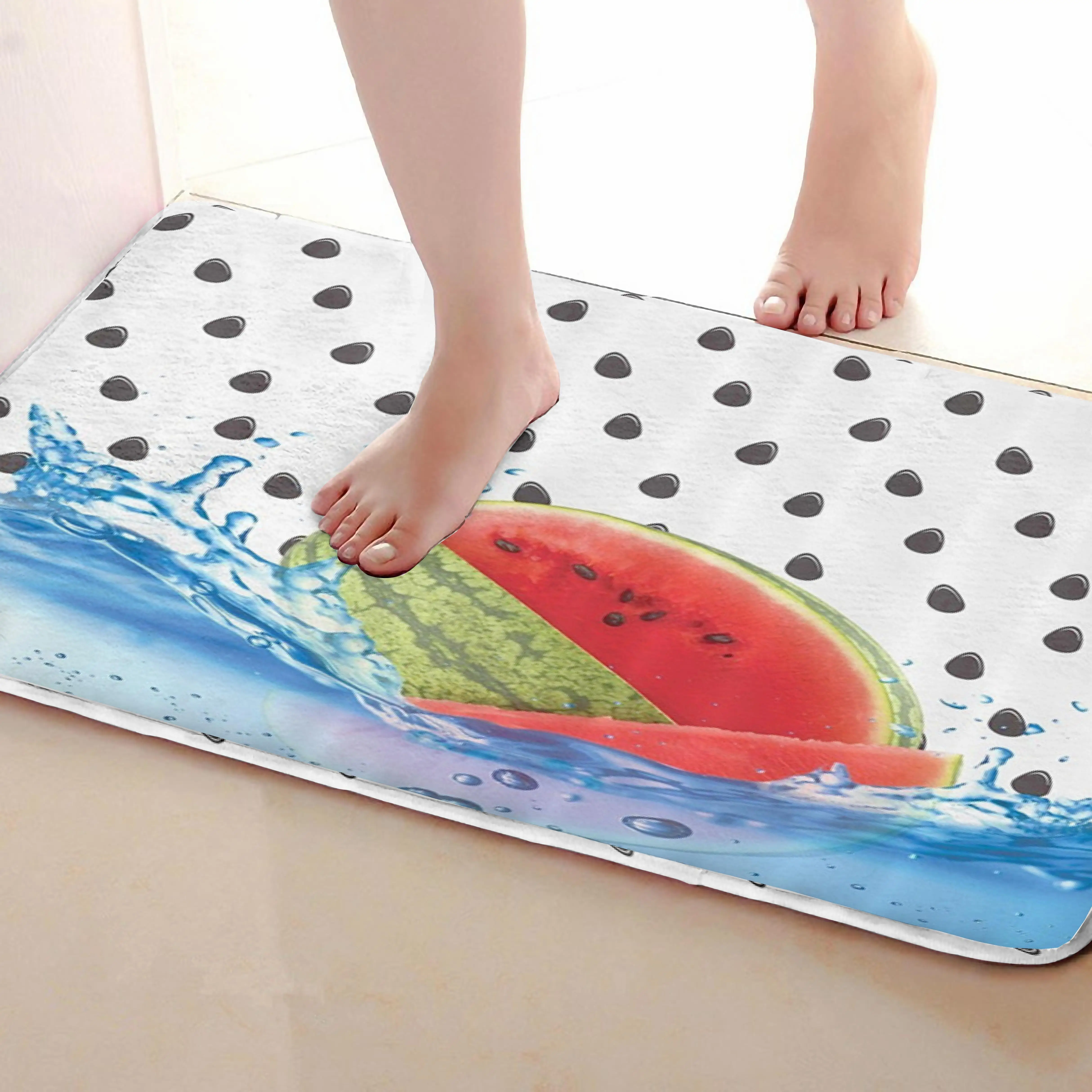 Арбуз Стиль открытый Коврики S, забавные Нескользящие Для ванной Коврики, двери Коврики S, дверь входная Коврики s