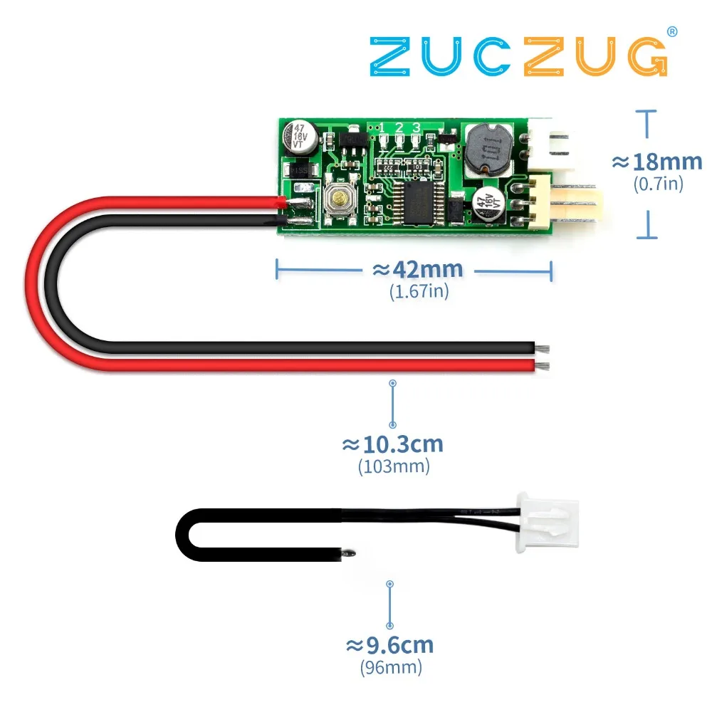 

DC 12V PWM Temperature Controller Fan Controller 4-Wire Temperature Fan Speed Controller Governor for PC Fan/Alarm STK IC