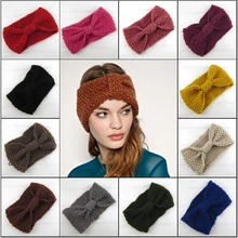 winter adult crochet knitted headbands for hair head band turban headband head wrap turbante accessories women