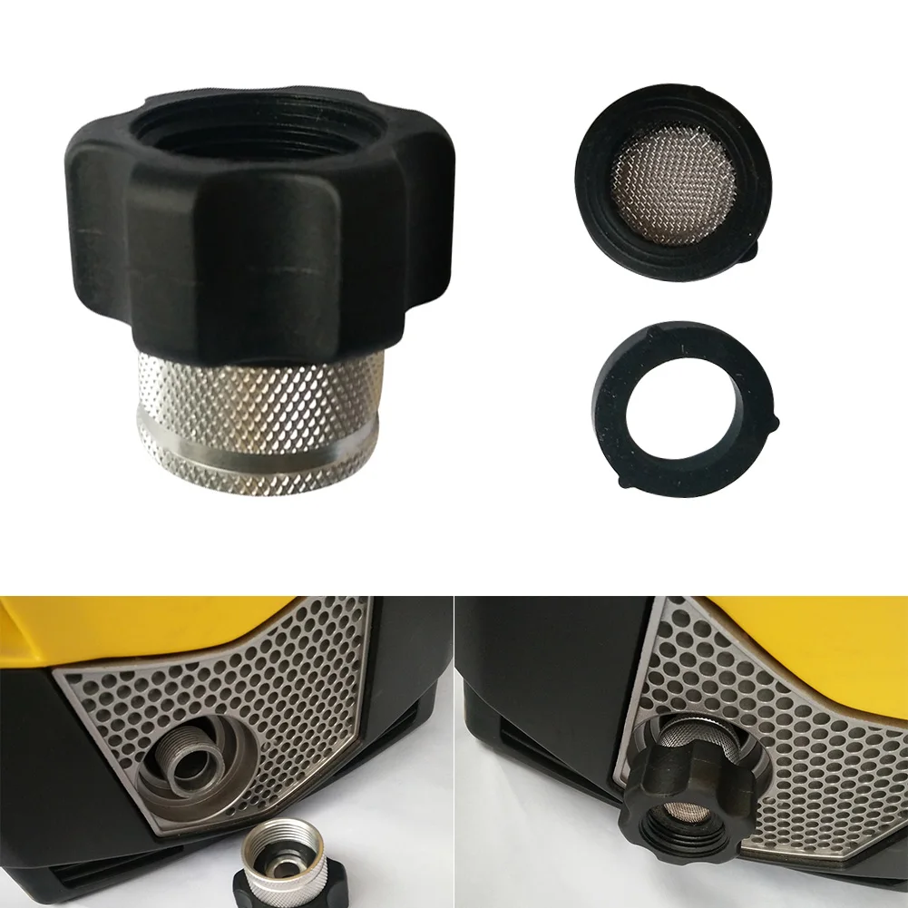 

Newly G3/4 Pressure Car Washer Coupling Adapter with Filter for HDS HD Bubble Snow Foam Lance
