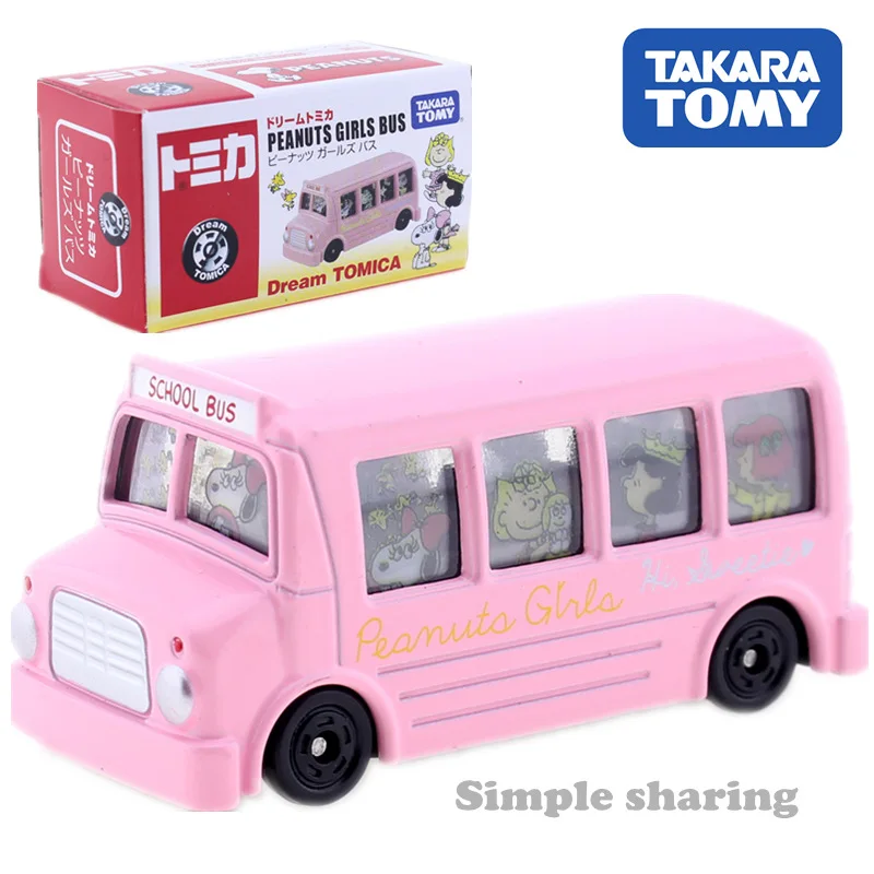 Takara Tomy Dream Tomica Pink Snoopy школьная кукла для девочек миниатюрные детские игрушки с