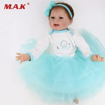

22 Inch Doll Reborn Babies Realistic Baby Doll Lifelike Silicone Reborn Baby Toy For Kids Gift