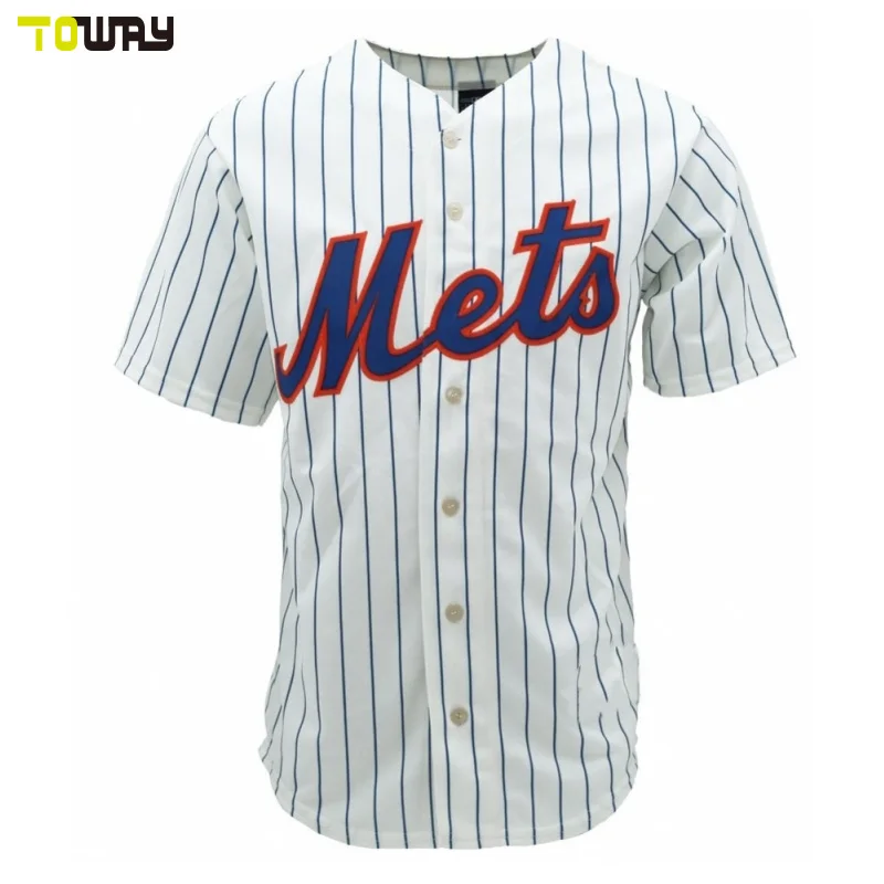 blank button down baseball jersey