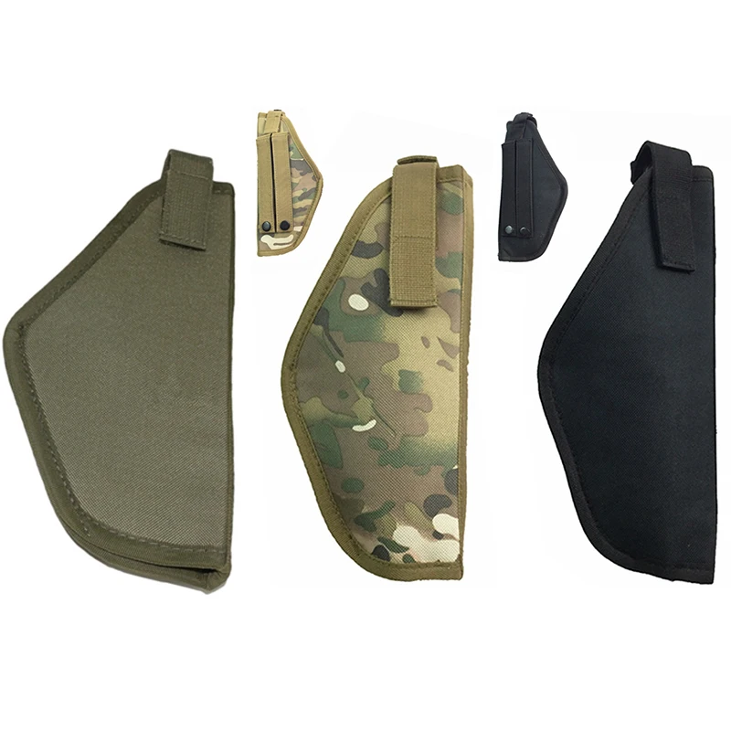 

Airsoft Ipsc Nylon Belt Universal Gun Pistol Holster Military Tactical Paintball Molle Camouflage Waist Pouch Black Green Tan