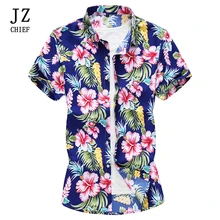 Shirt Men Summer 2019 Mens Floral Print Shirts Short Sleeve Button Down big size Shirt Men Summer 2019 Mens Floral Print Shirts Short Sleeve Button Down big size