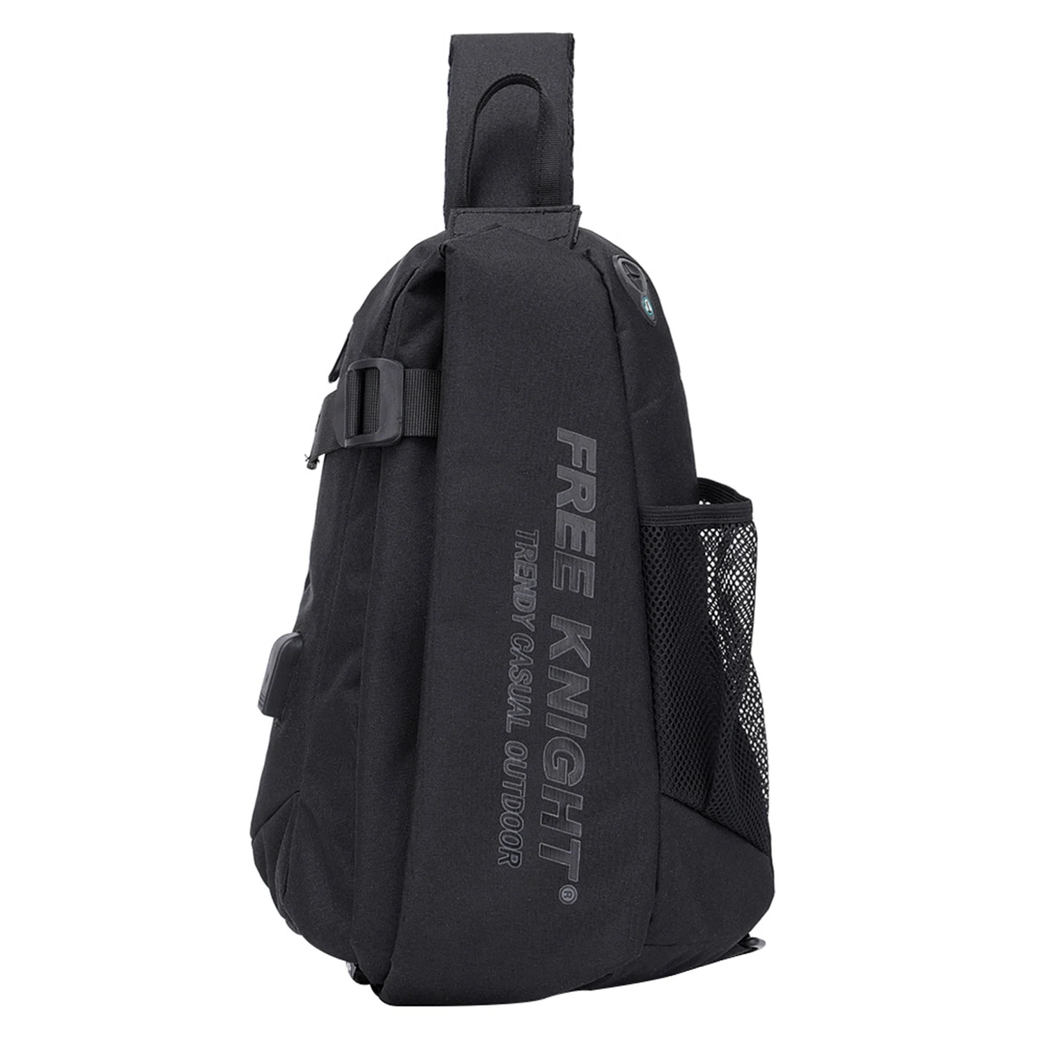 AUAU-Free Knight большие нагрудные сумки с зарядкой через Usb, уличные водонепроницаемые противоугонные модные сумки через плечо для путешествий