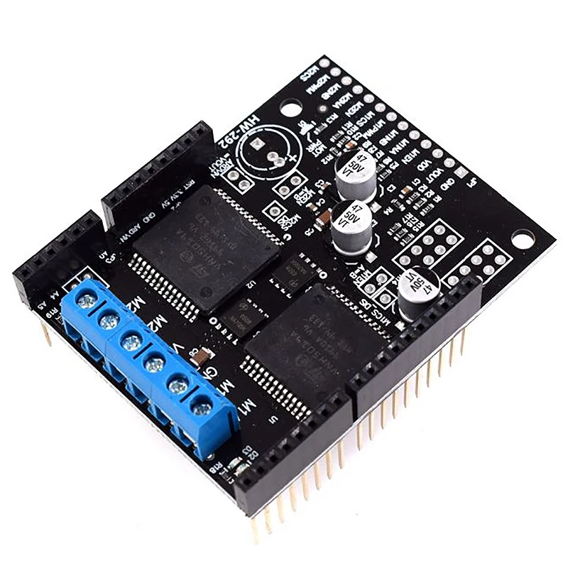 

Vnh5019 2-Channel Dc Motor Driver Board 30A High Current With Voltage Protection Vnh2Sp30 Upgrade Support For Arduino
