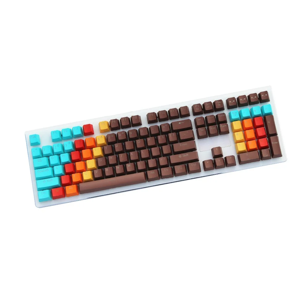 

1976 Retro style 108 Key Double-shot Backlight PBT OEM For cherry MX switches mechanical keyboard keycap Only sell keycaps