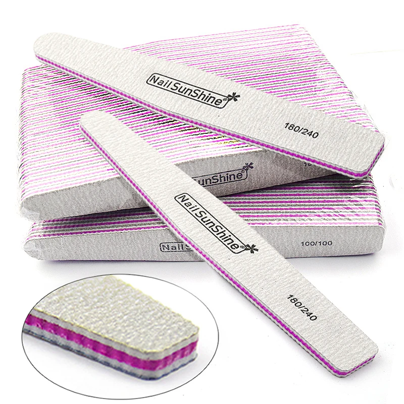 Lixa de Unhas Procedimentos de Amortecedor do Unha Manicure do Salão de Beleza do Unha Profissão Unha Sol Lixar 100 - 180 240 Ferramentas Acessórios Cal 50 Pcs 13 de Unhas Lixar 100 180 240 Procedimentos