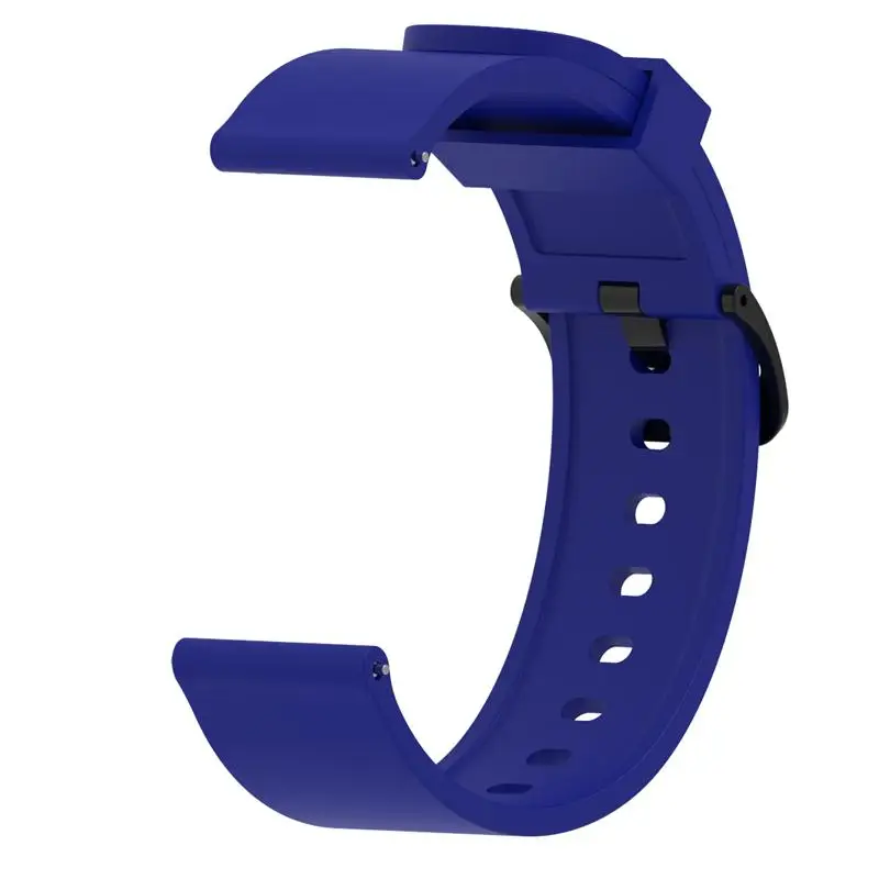 Ремешок для часов Garmin 245 ремешок силиконовый браслет для Forerunner 245M 645 Vivoactive3 Vivomove HR ремешок для часов 20 мм - Цвет: Blue