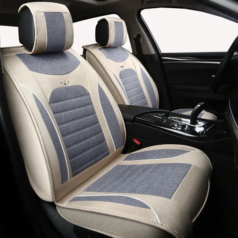 High quality linen Universal car seat covers for Ford ecosport edge