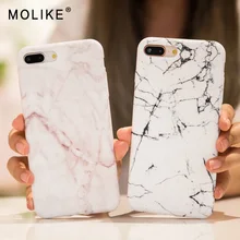 

MOLIKE Case For iPhone 6 6S 7 8 Plus Case Soft TPU Marble Patterned Silicone For iPhone 7 6 S 8 5S 5 X XS Case Phone Coque Cover