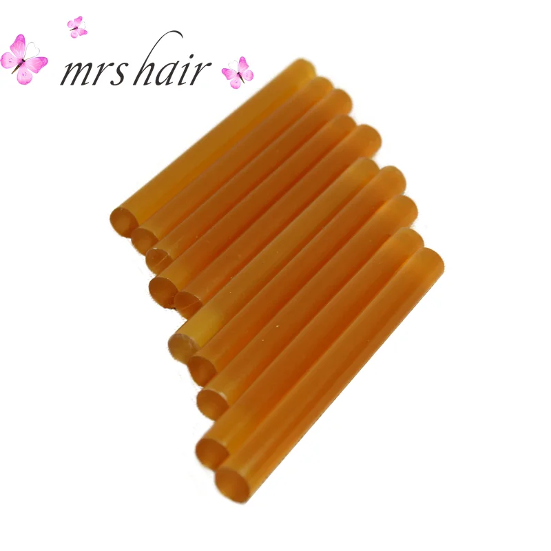Keratin Glue Sticks 5pc/pack Hot Melt Glue Sticks 120*11mm Professional Hair Tools 3 Colors /keratin adhesive/ hair glue