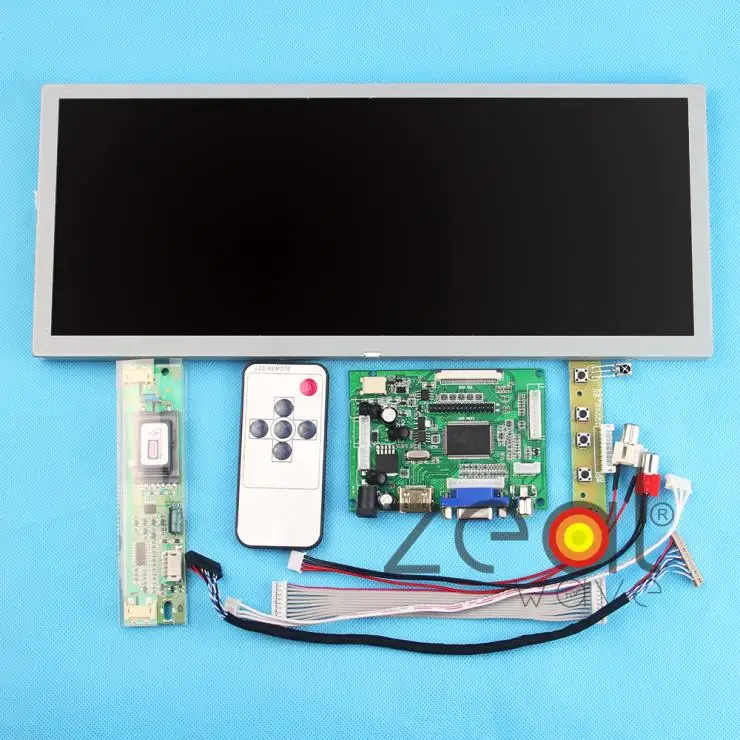 12,3 дюймов 1280*480 LQ123K1LG03 ЖК дисплей панель+ HDMI VGA 2AV контроллер Drive плата LVDS кабель