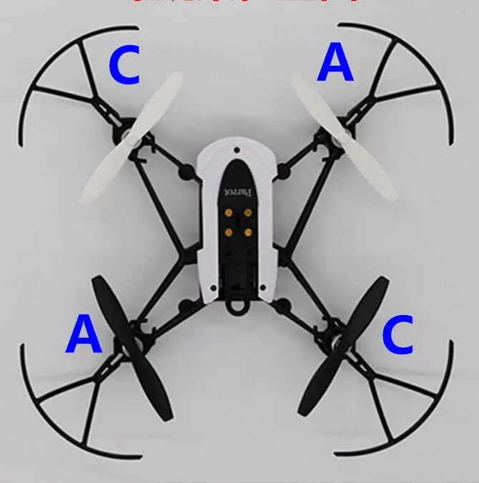 4 шт./компл. попугай миниквадрокоптеров 3 поколения Мамбо Лопасти пропеллера