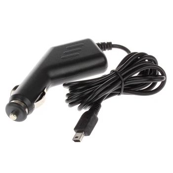 

High quality Mini USB Power Car Charger cable cord for GPS SAT Navigator 5V DC 1.5A Mini USB Charger ( Black) GT